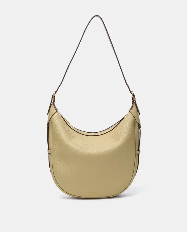 abbacino-bolso-hombro-hobo-amarillo-material-reciclado image 1