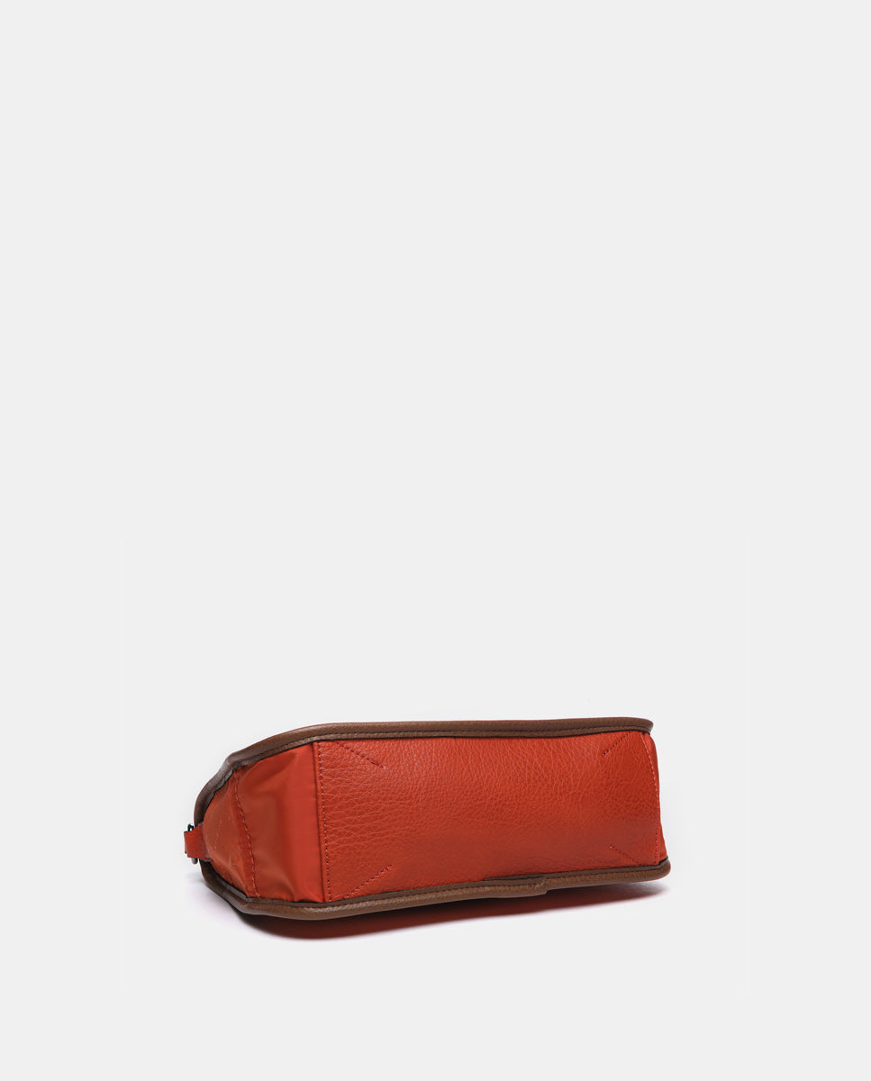 bandolera-abbacino-materiales-reciclados-naranja-jacquard image 5