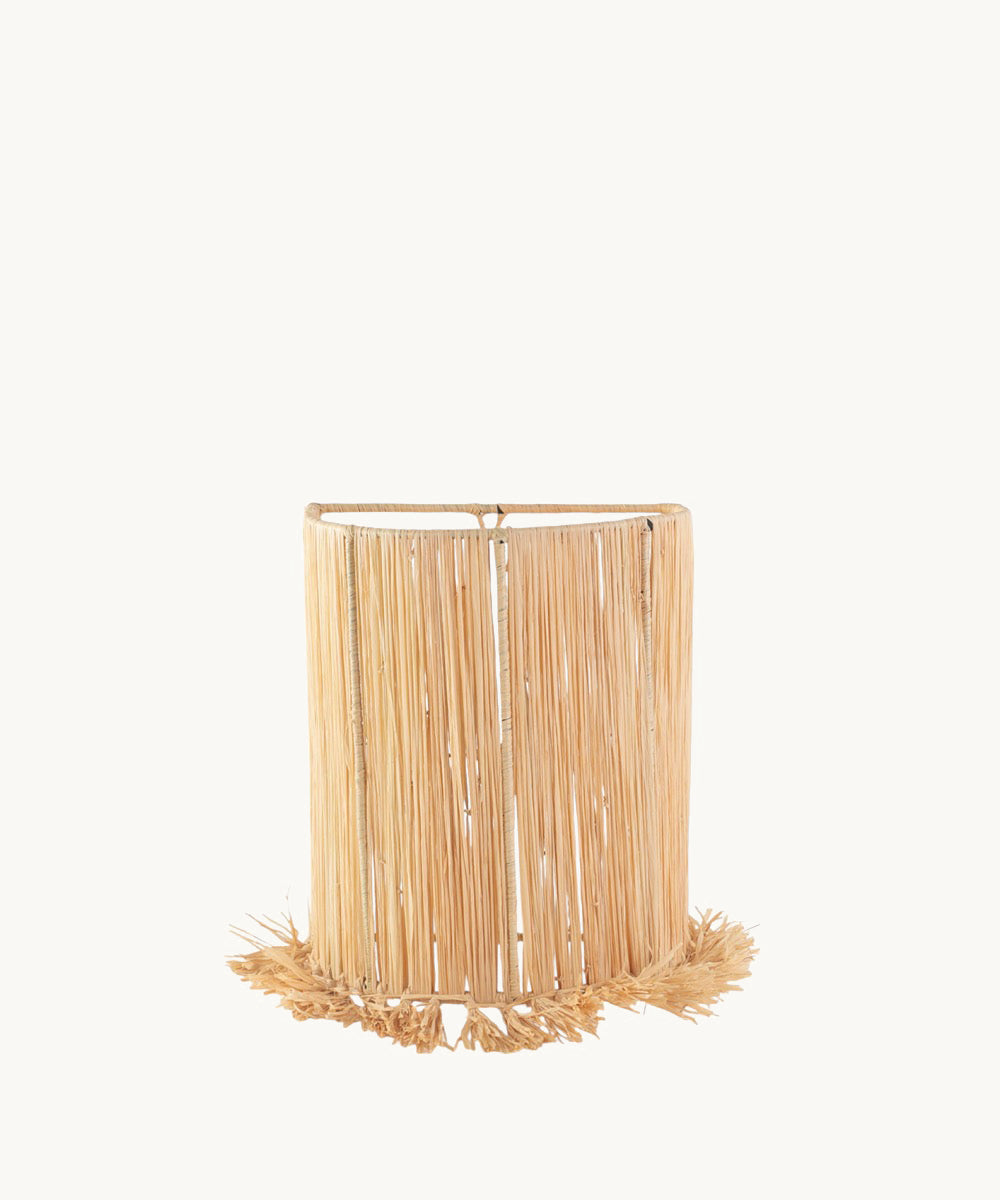 aplique-de-pared-kbas-rafia-natural-25x30-cm image 1