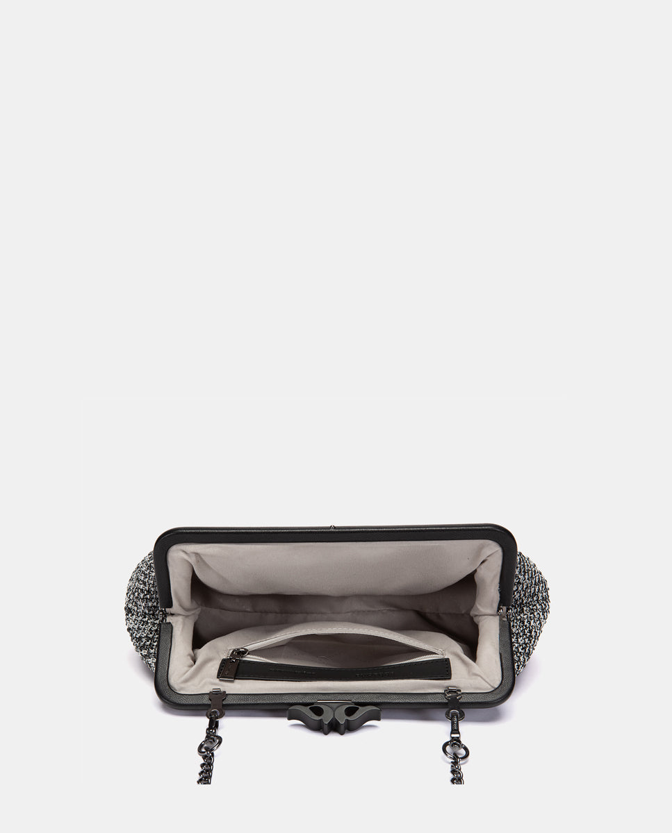 abbacino-clutch-de-fiesta-jaspeado-negro image 8
