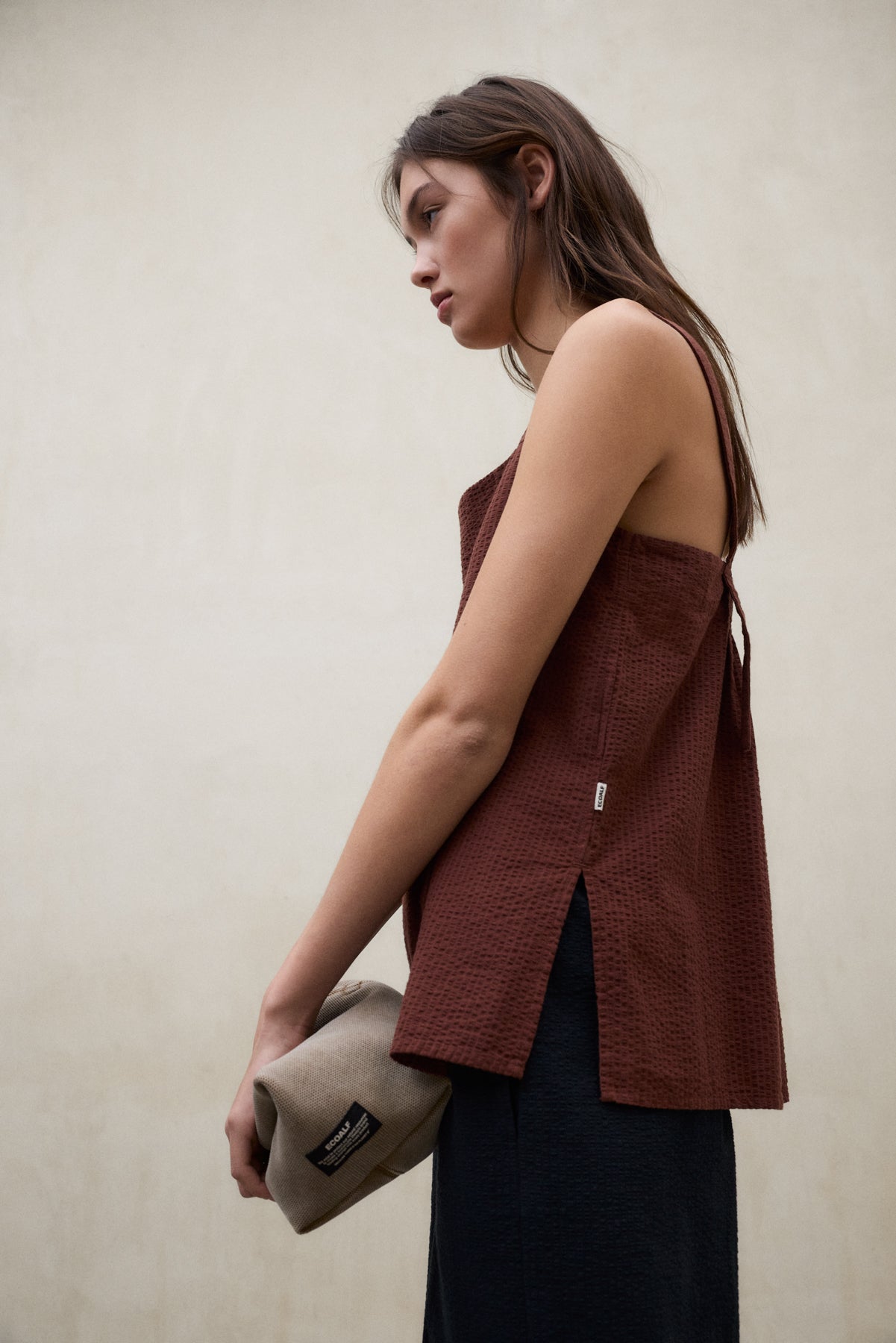 ecoalf-camisa-aria-marr-n-de-mujer-escote-cuadrado-algod-n-org-nico image 3