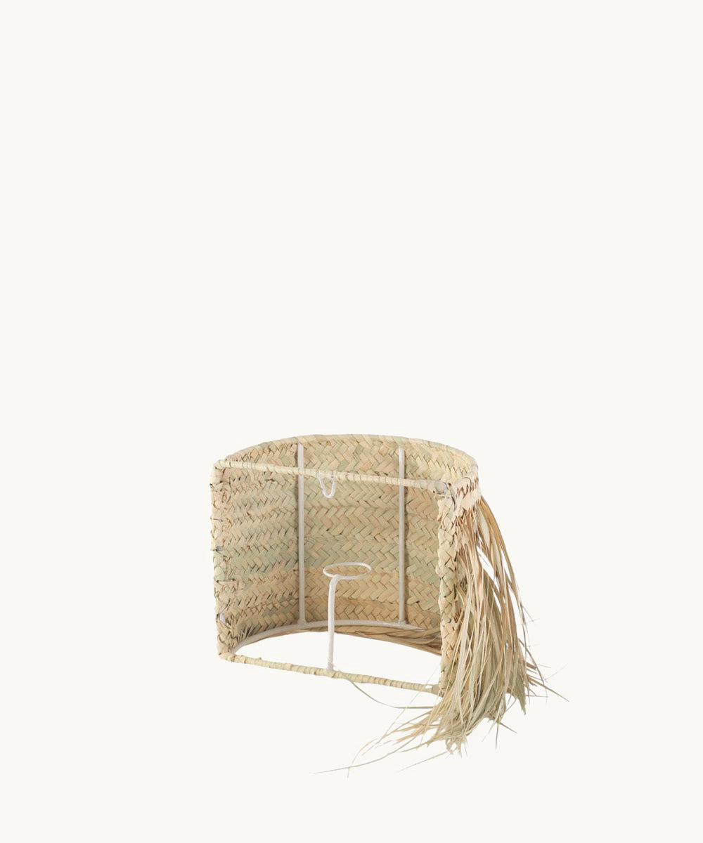 kbas-aplique-pared-de-palma-natural-con-flecos-25x20-cm image 3