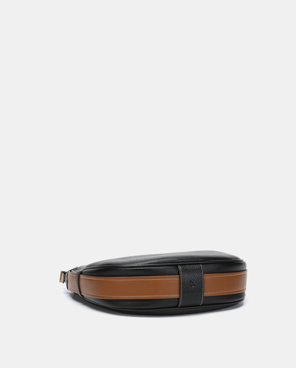 abbacino-bolso-de-hombro-hobo-en-materiales-reciclados-negro image 5