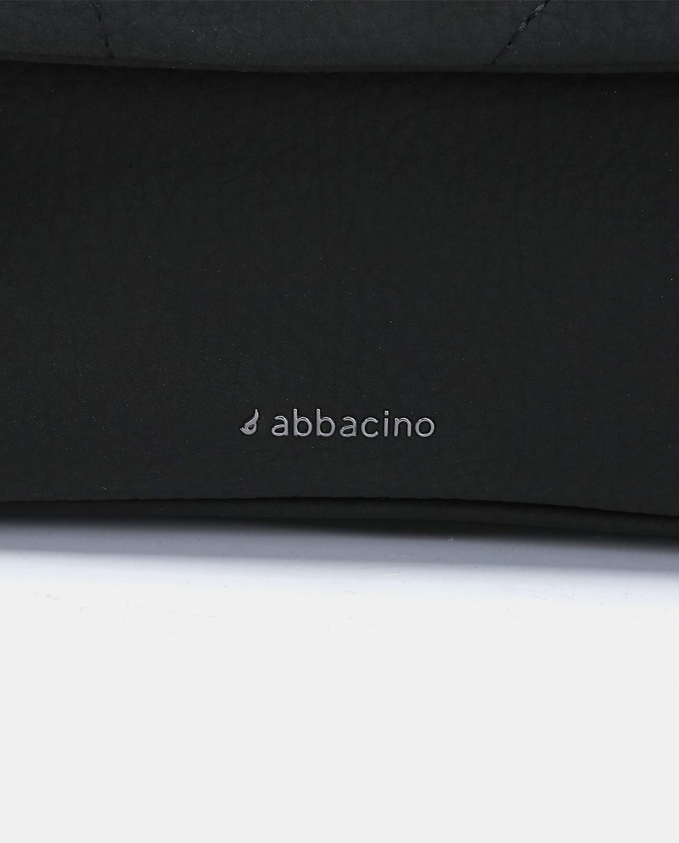 abbacino-bolso-de-hombro-materiales-reciclados-negro image 7