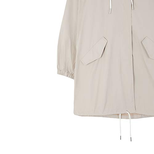 parfois-chaqueta-ligera-con-capucha-beige-mujer image 4