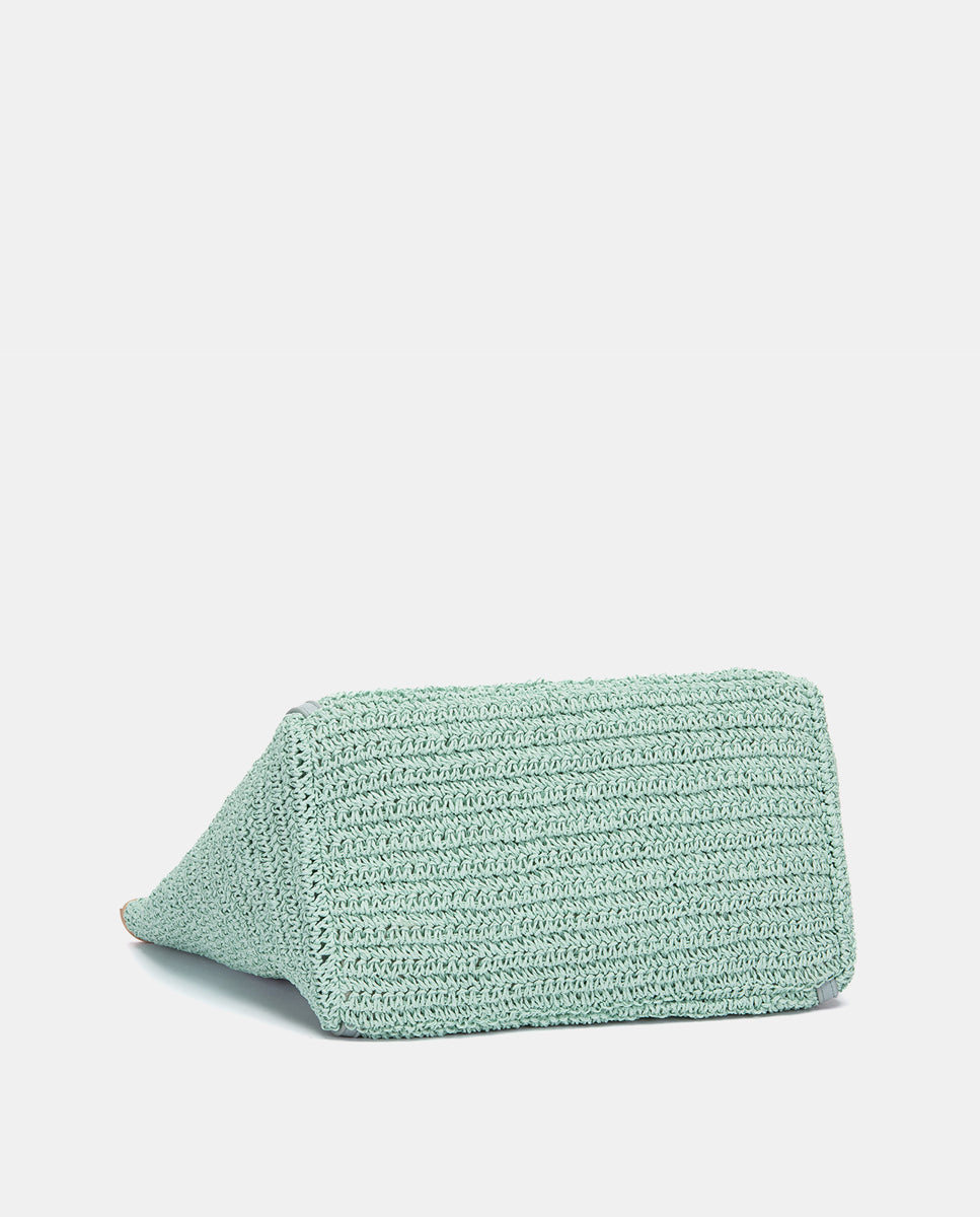 abbacino-capazo-rafia-turquesa-shopper-verano image 5