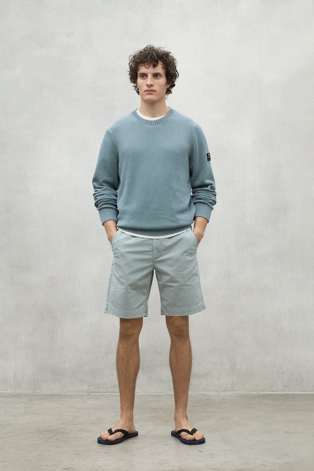 jersey-tail-verde-agua-ecoalf-jersey-de-punto-hombre-algod-n-org-nico-y-lino image 1