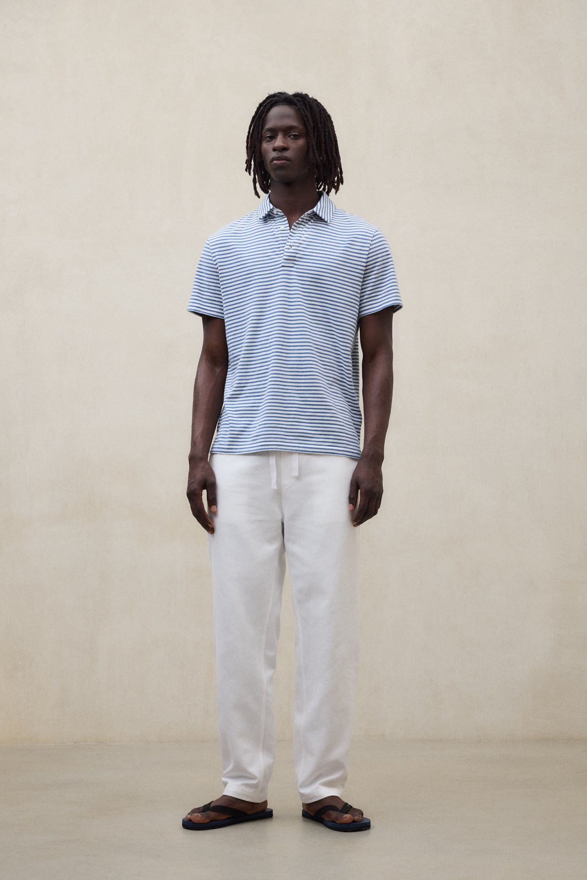 ecoalf-polo-logan-azul-para-hombre image 2