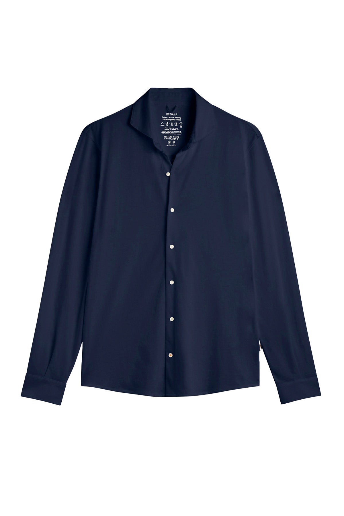 camisa-mole-azul-marino-de-ecoalf-100-algod-n-reciclado-y-fit-regular image 7