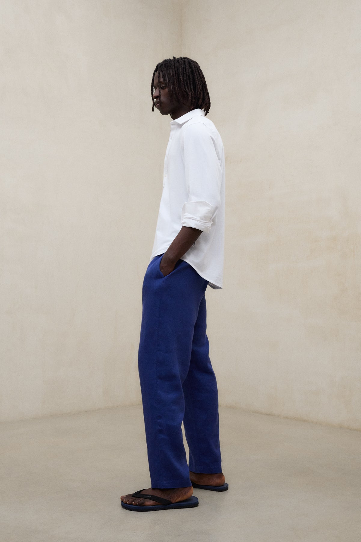 ecoalf-pantalones-de-lino-ethiwin-azul-80-lino-fit-regular image 3