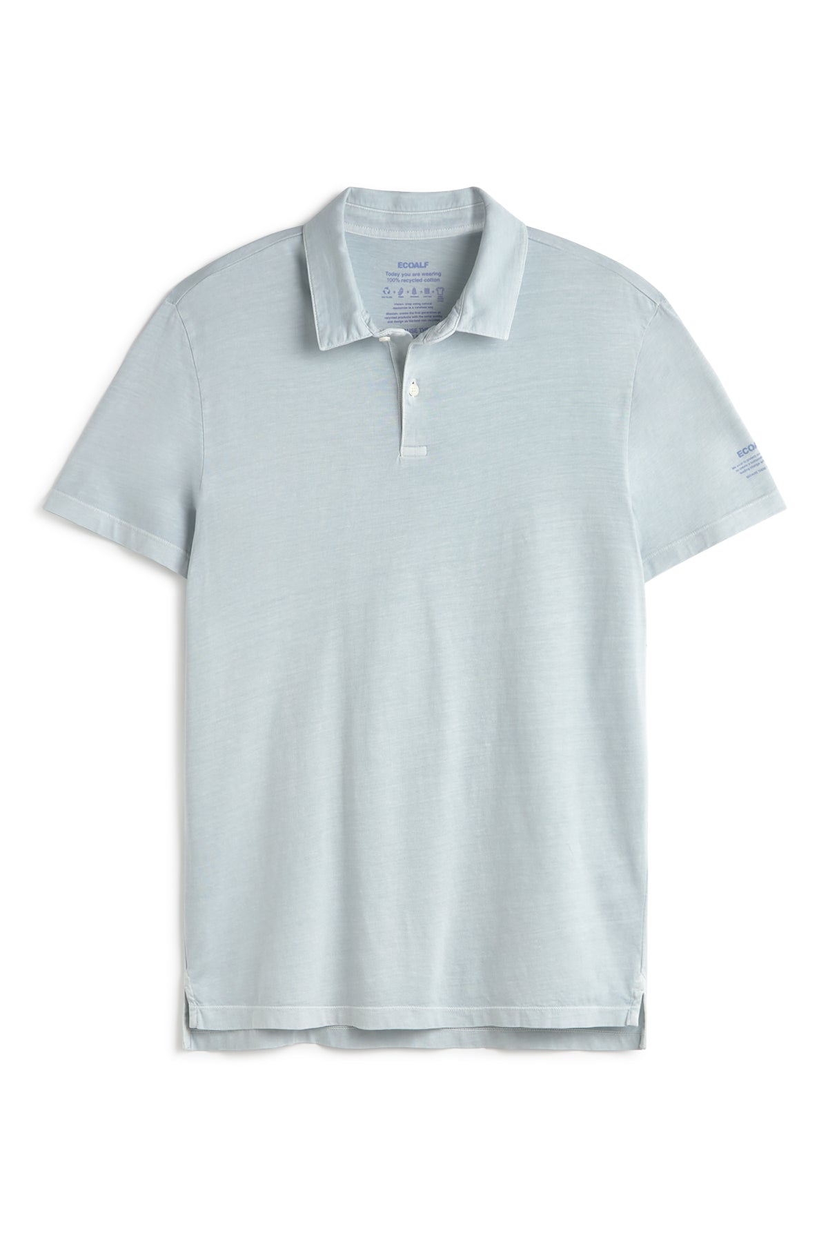 polo-de-punto-theo-azul-claro-de-ecoalf-para-hombre-de-algod-n-reciclado image 5