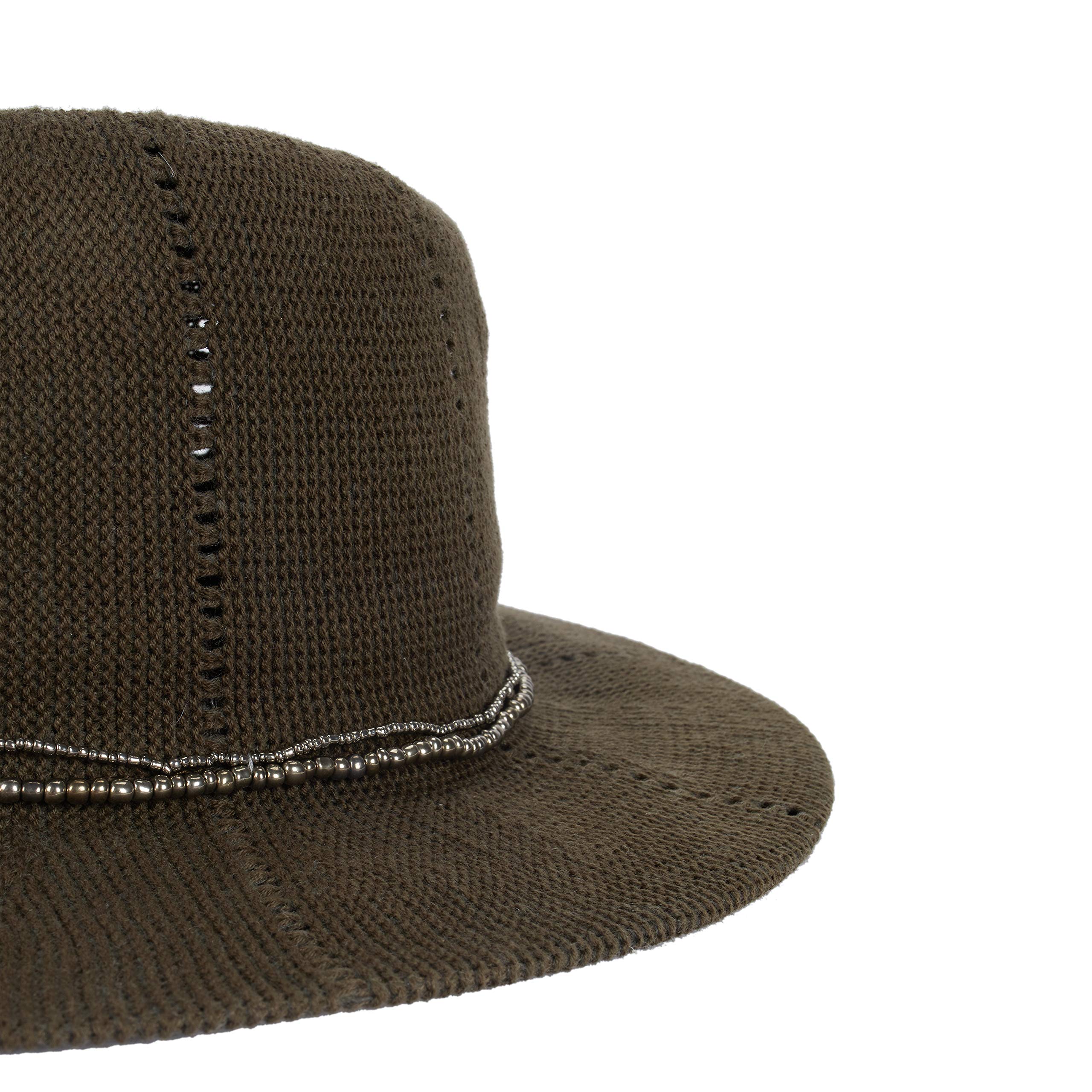 parfois-sombrero-de-punto-talla-nica-caqui-para-mujer image 2