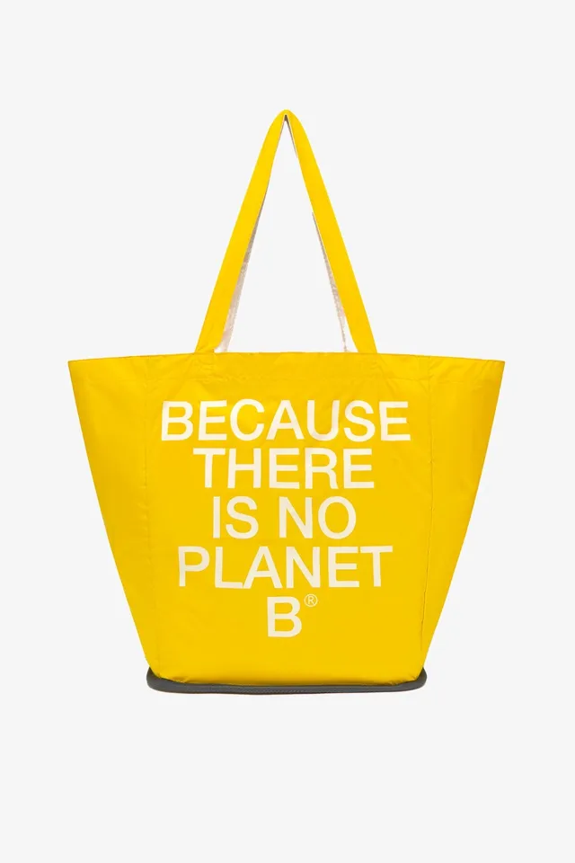 ecoalf-bolsa-pacho-amarilla-bolsa-tote-plegable-de-poli-ster-reciclado image 1
