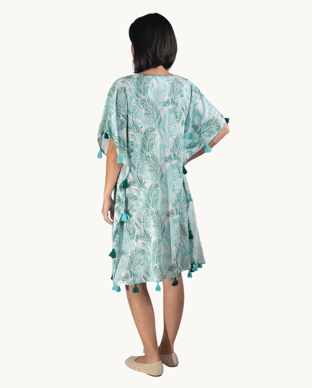 kbas-kurta-de-algod-n-talla-nica-color-turquesa image 2