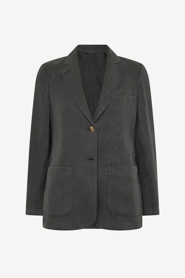 blazer-hoja-c-amo-gris-oscuro-ecoalf-100-c-amo-primavera-verano image 1