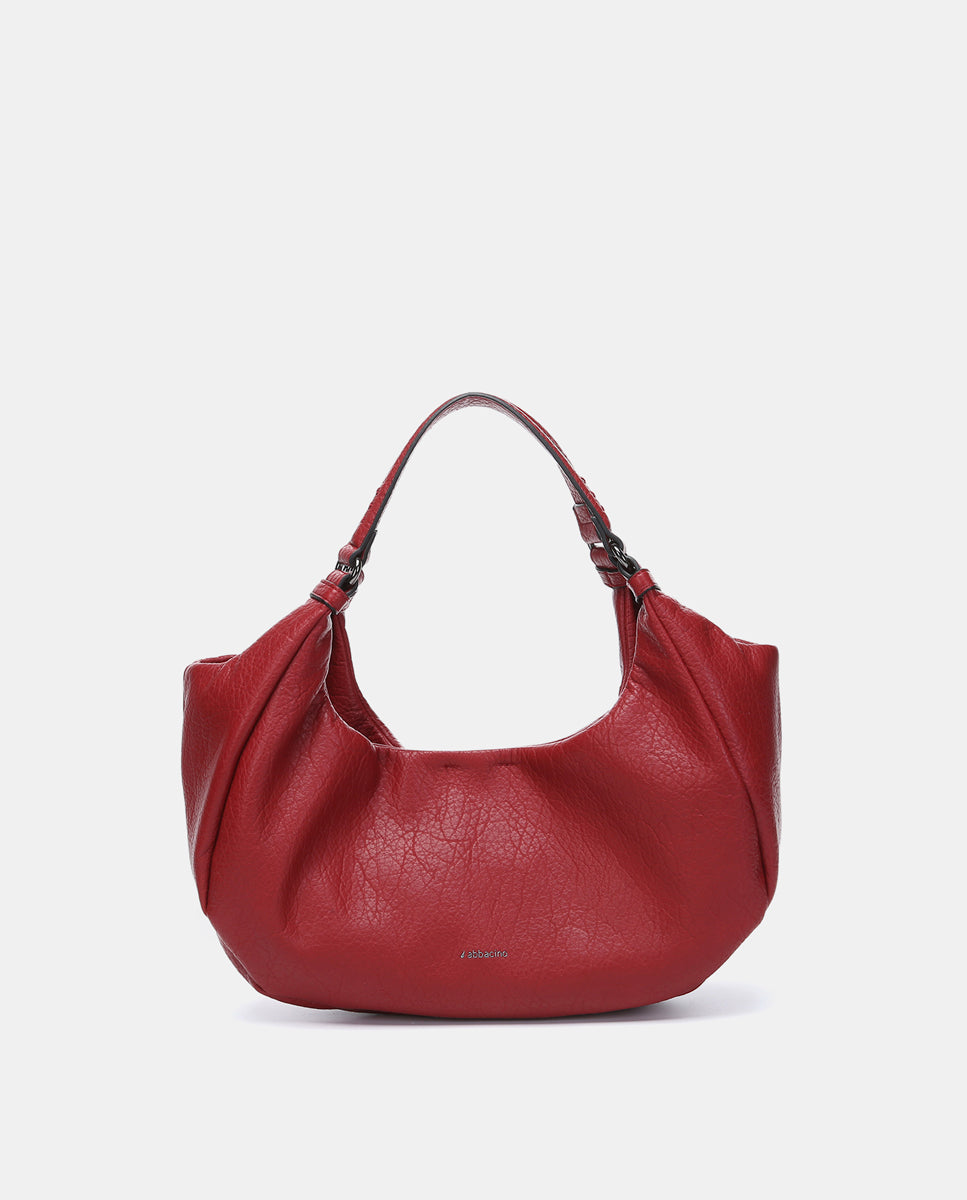 abbacino-bolso-de-mano-materiales-reciclados-rojo image 2