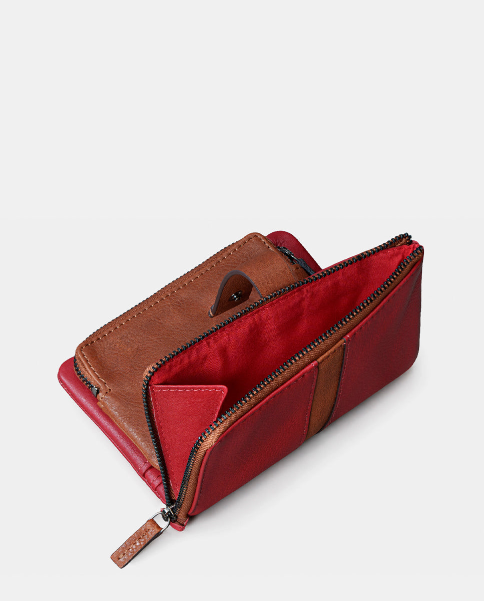 abbacino-cartera-mediana-de-mujer-en-piel-roja-3 image 7