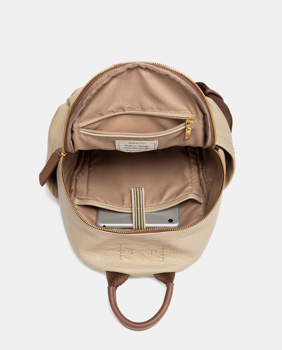 abbacino-mochila-materiales-reciclados-beige image 6