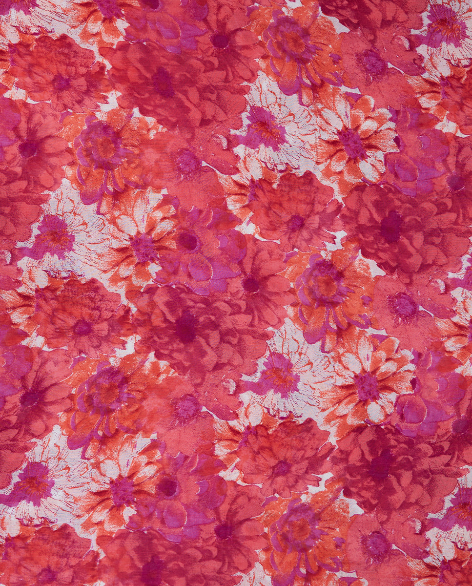 pa-uelo-de-mujer-abbacino-en-viscosa-floral-fucsia image 4
