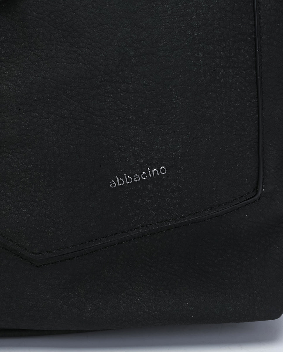 abbacino-bolso-multifuncional-reciclado-negro-convertible-mochila image 7