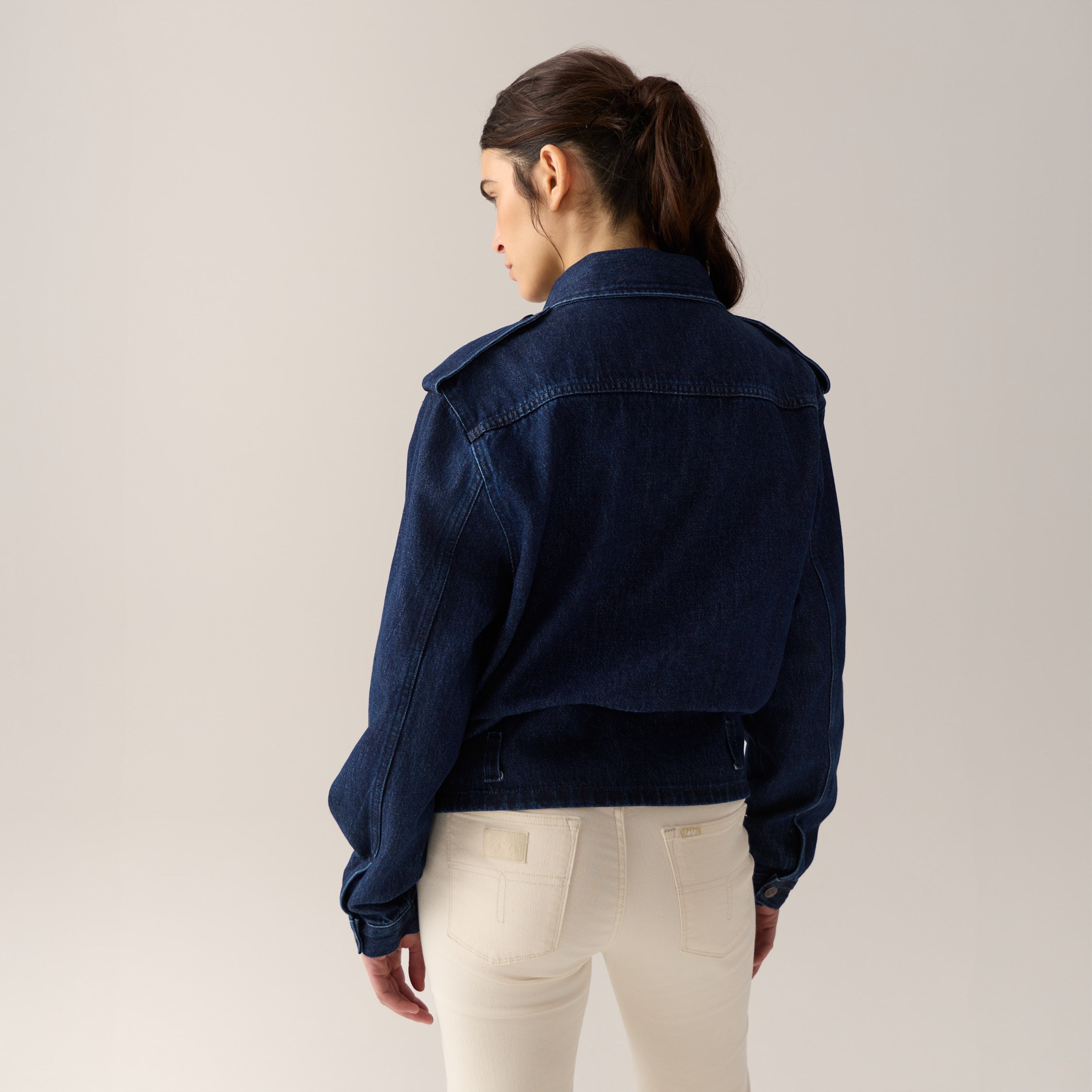 lois-beryl-chaqueta-de-mujer-100-algod-n-stone-dark image 2