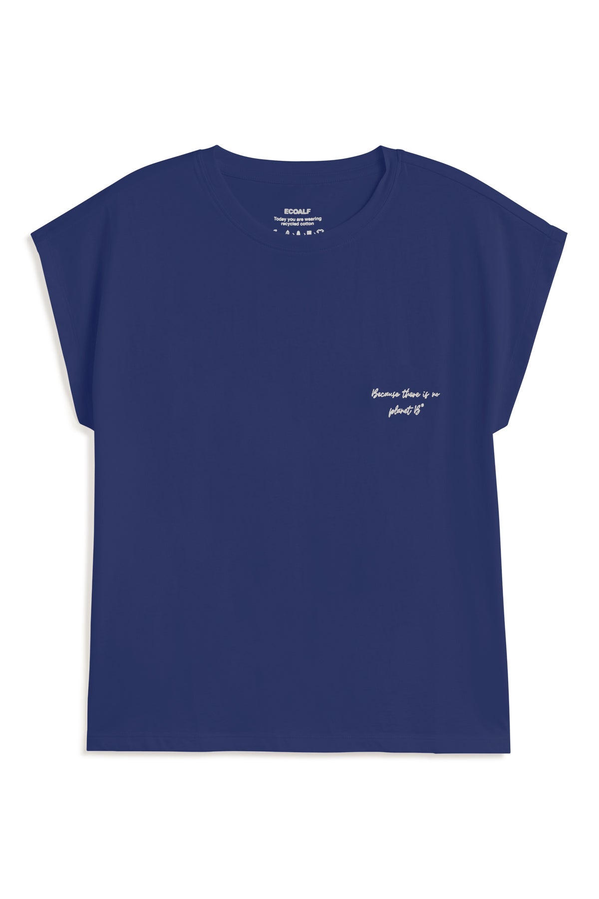 camiseta-ecoalf-namur-azul-de-algod-n-reciclado-mujer-fit-relajado-bordado-front image 5