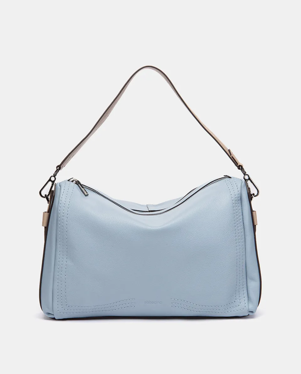 abbacino-bolso-de-hombro-en-piel-azul-claro image 1