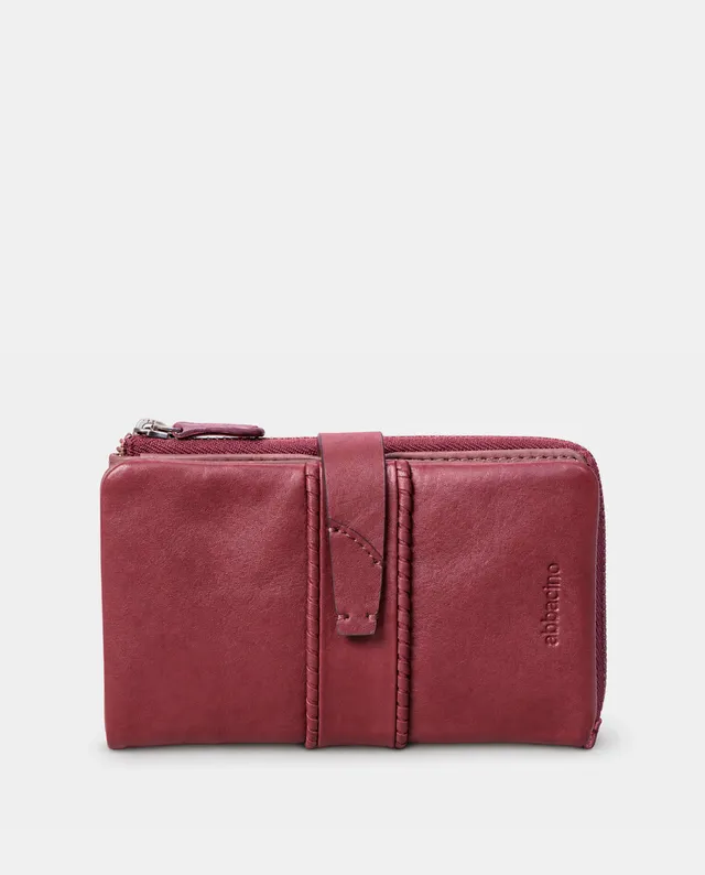 abbacino-cartera-mediana-de-mujer-en-piel-burdeos image 1
