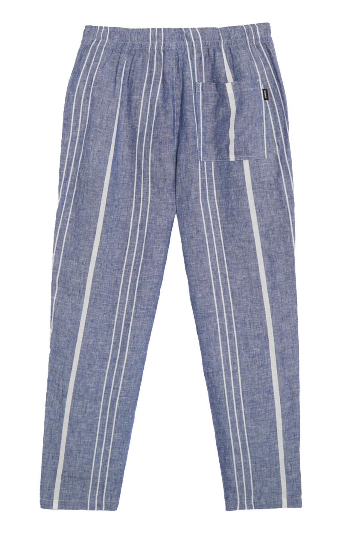 ecoalf-pantalones-gina-azul-de-lino-para-hombre-rayas-fit-regular-y-cord-n image 4
