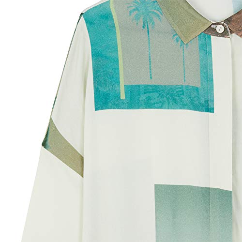 parfois-camisa-oversize-estampado-palmeras-para-mujer image 7