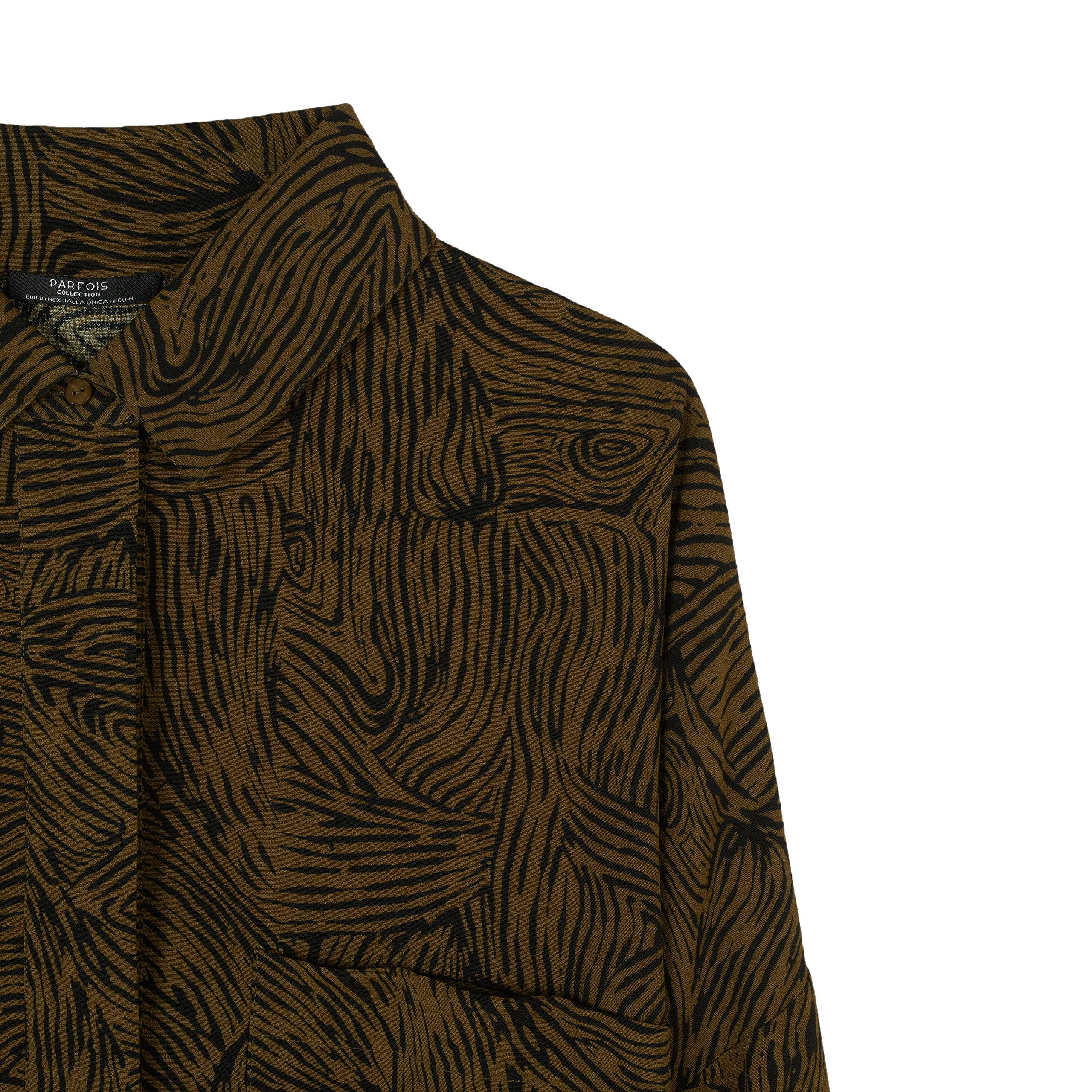 parfois-camisa-oversize-estampada-mujeres-2 image 2
