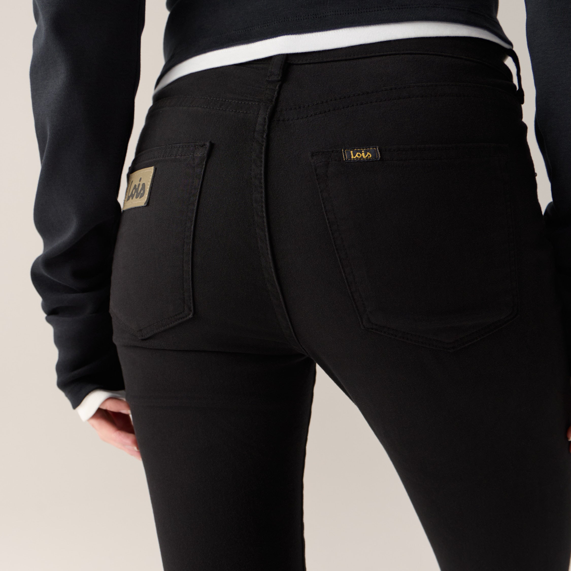 lois-celia-pantal-n-de-mujer-tiro-alto-mezcla-algod-n-modal-negro-l32 image 4