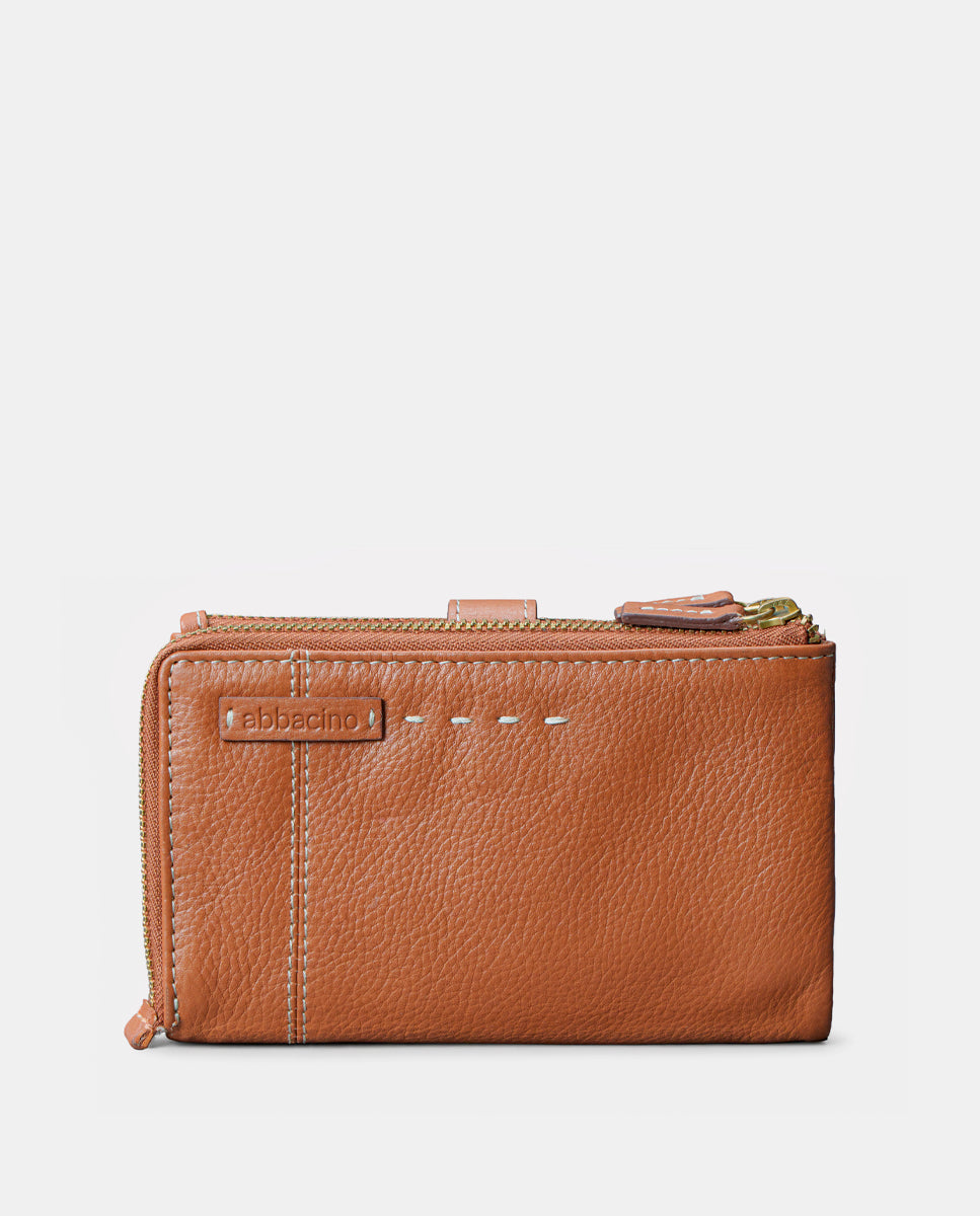 abbacino-cartera-mediana-mujer-piel-cognac image 3