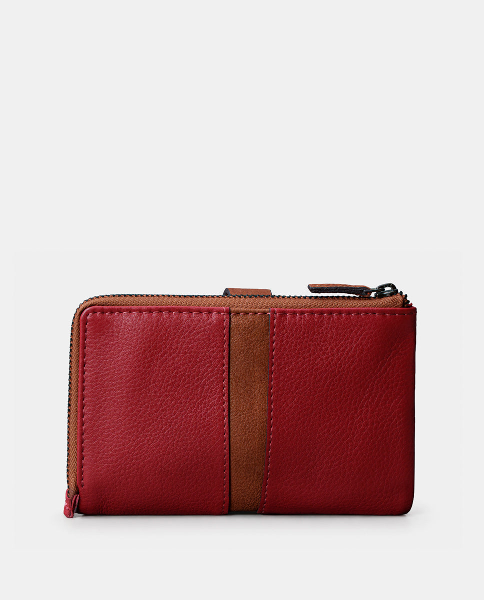 abbacino-cartera-mediana-de-mujer-en-piel-roja-3 image 4