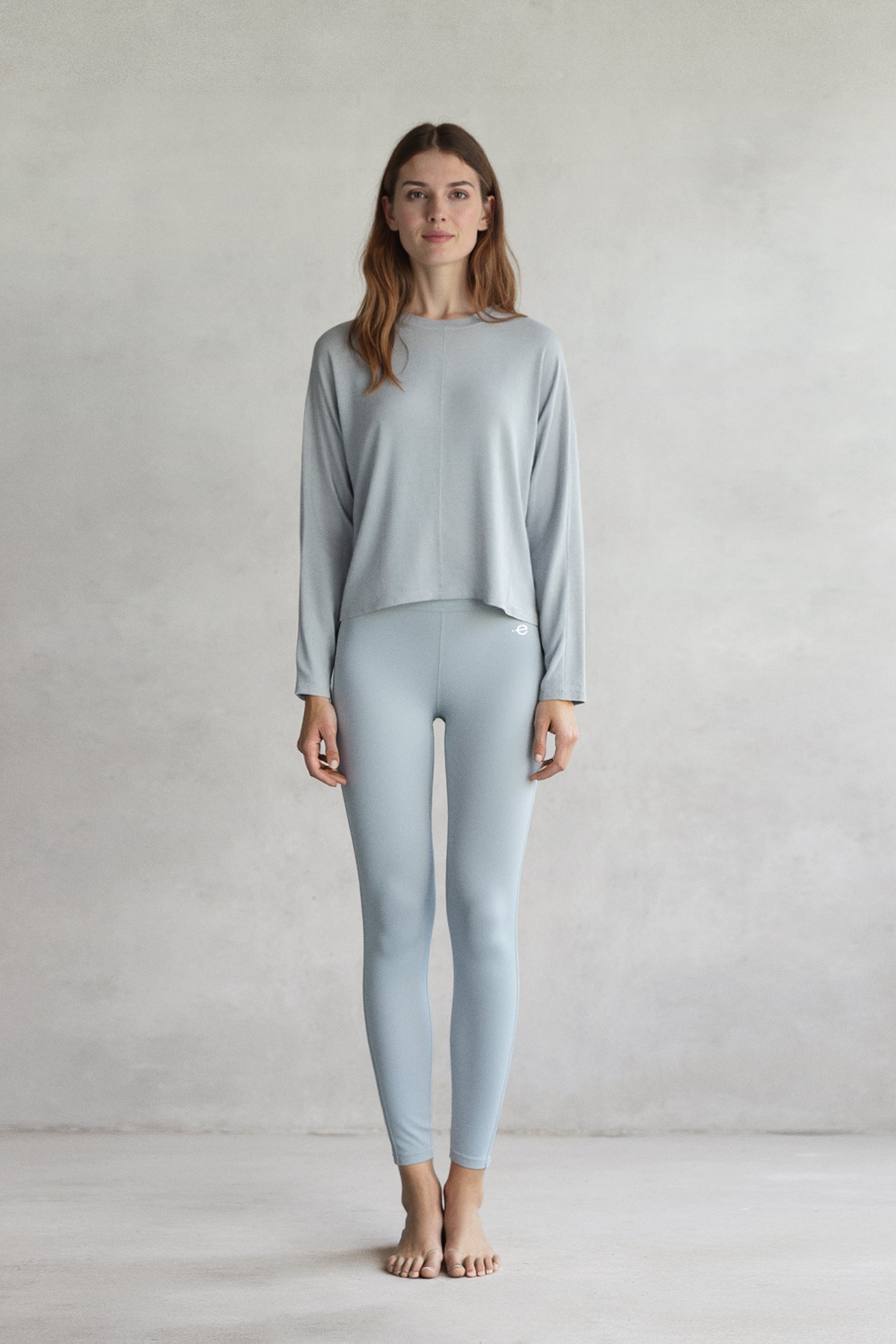 ecoalf-legging-mercer-gris-para-mujer-poliamida-reciclada-y-elastano-deportivo image 1