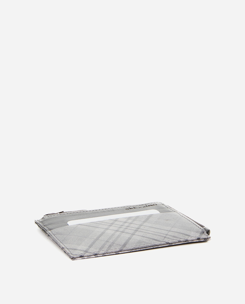 abbacino-monedero-tarjetero-mujer-piel-cuadros-gris image 4