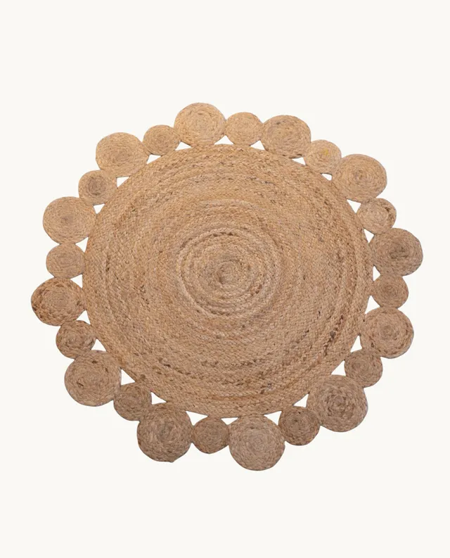 kbas-alfombra-redonda-de-yute-natural-120-cm-de-di-metro image 1