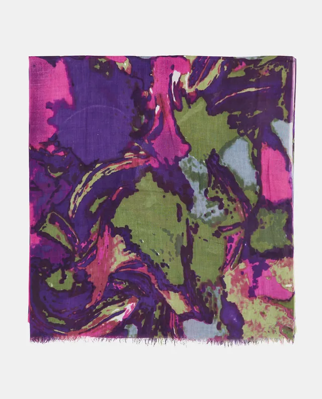 abbacino-pa-uelo-viscosa-estampado-morado image 1