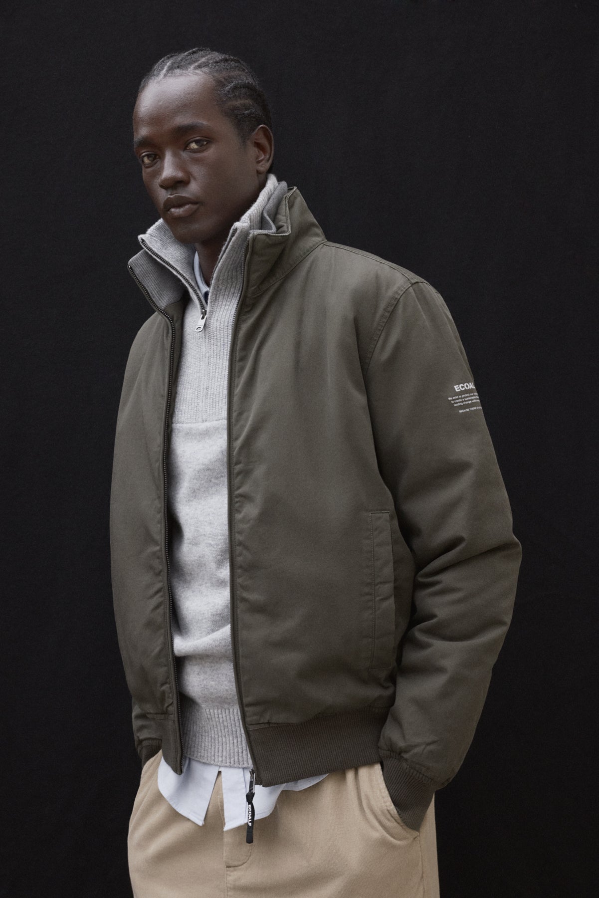chaqueta-ecoalf-nizo-verde-de-hombre-100-algod-n-reciclado-fit-regular-m-ltiples image 5