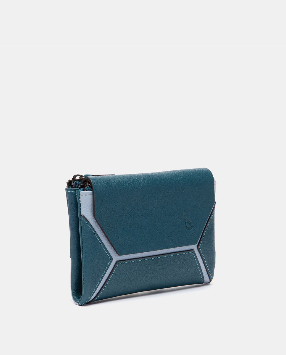 abbacino-cartera-mediana-mujer-en-piel-azul image 4