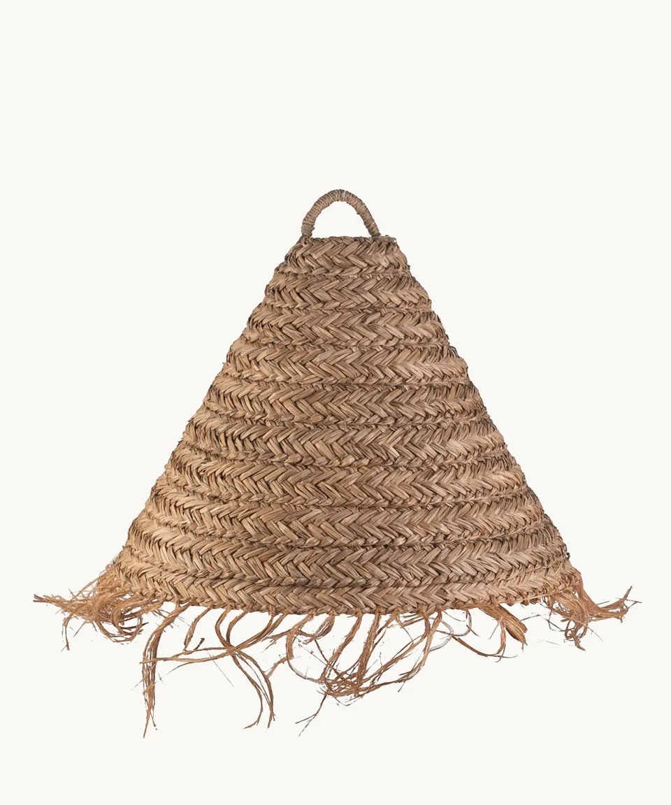 kbas-l-mpara-grande-de-seagrass-con-flecos-dise-o-artesanal-boho-para-sal-n-o-do image 1