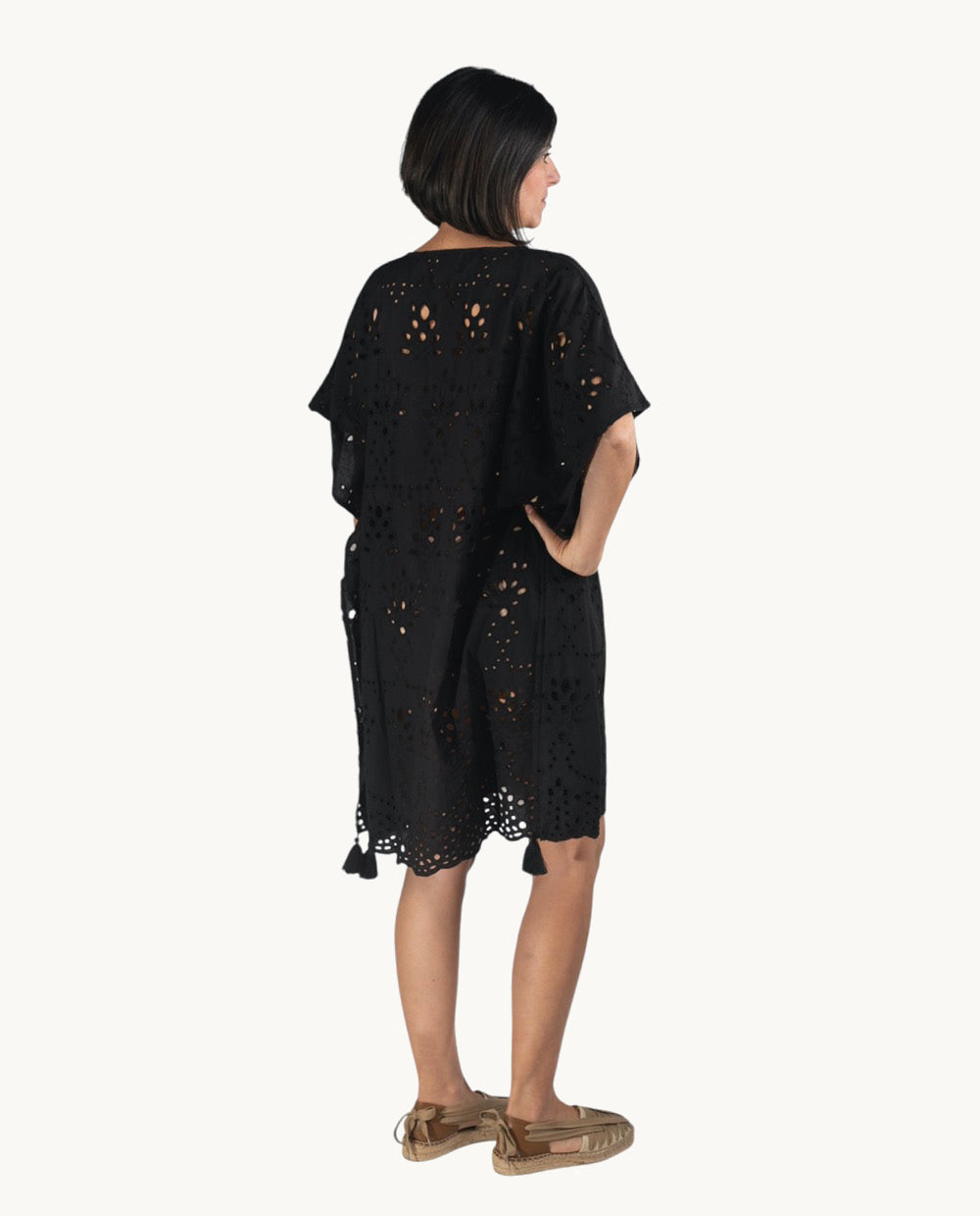 kurta-kbas-de-algod-n-talla-nica-color-negro image 2