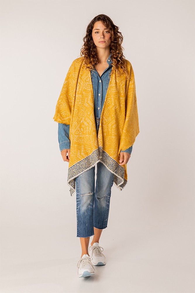 abbacino-poncho-mujer-estampado-mbar image 2