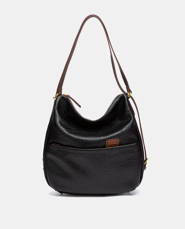 abbacino-bolso-multifuncional-reciclado-negro-hombro-y-mochila image 1