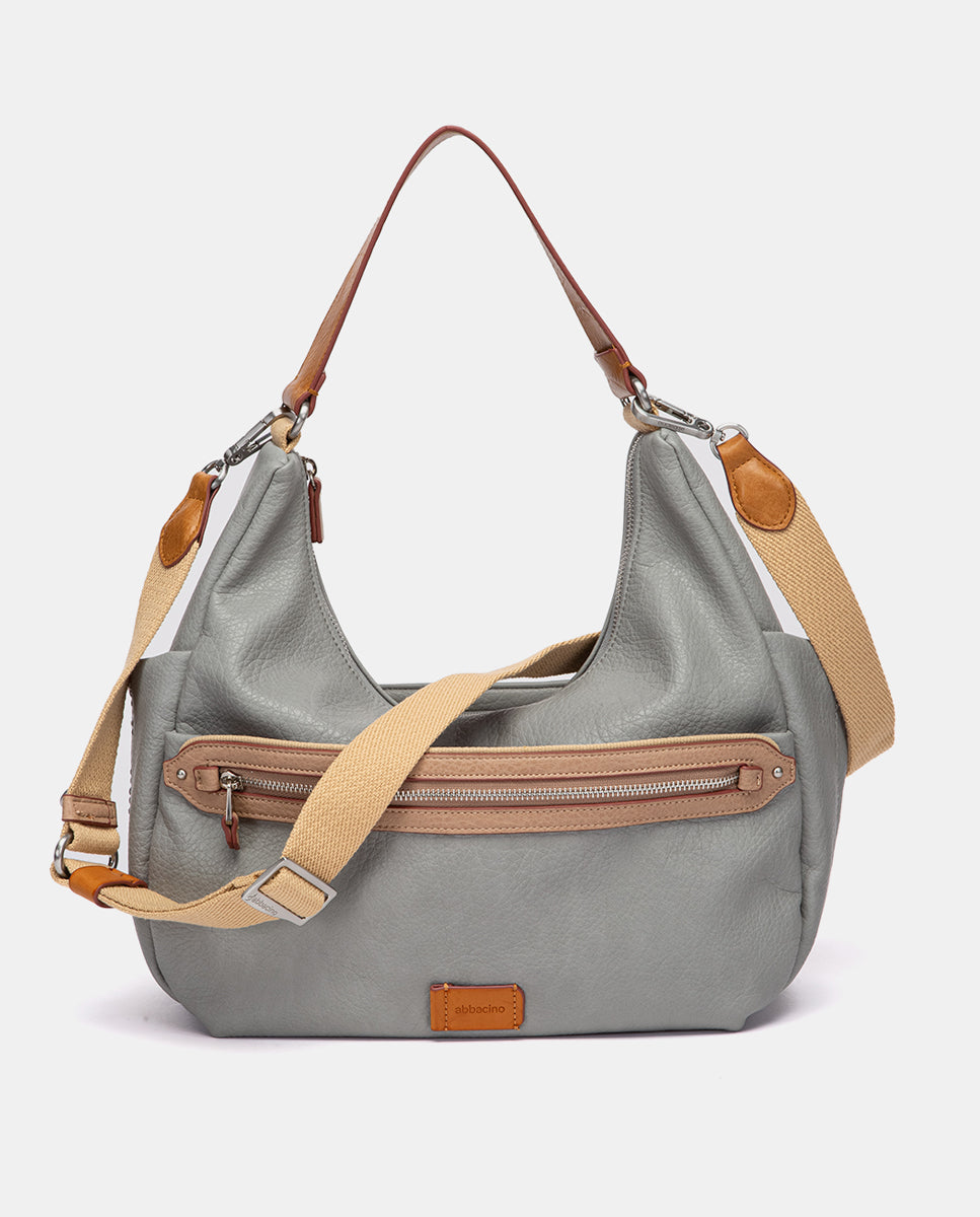 bolso-de-hombro-gris-abbacino-hobo-reciclado-sport image 4