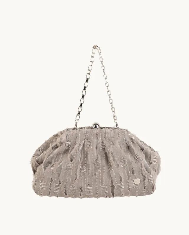 kbas-clutch-de-poli-ster-fiesta-trafalgar-color-gris-23x10x14-cm image 1