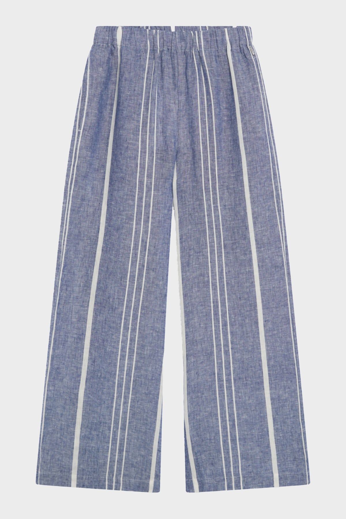 pantal-n-mossi-de-rayas-azul-de-ecoalf-para-mujer-lino image 5