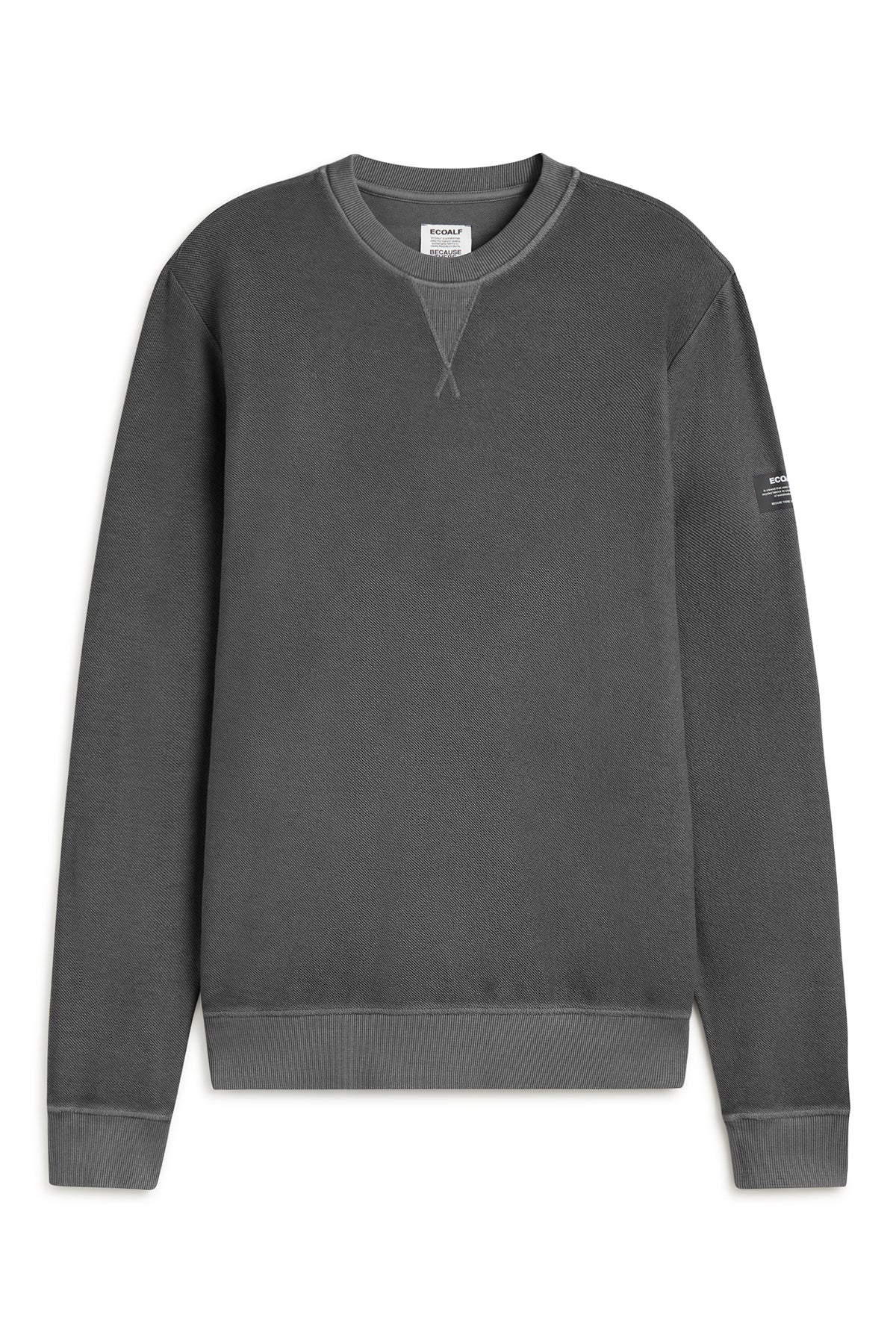 sudadera-ecoalf-newark-gris-oscuro-de-algod-n-reciclado-para-hombre image 6