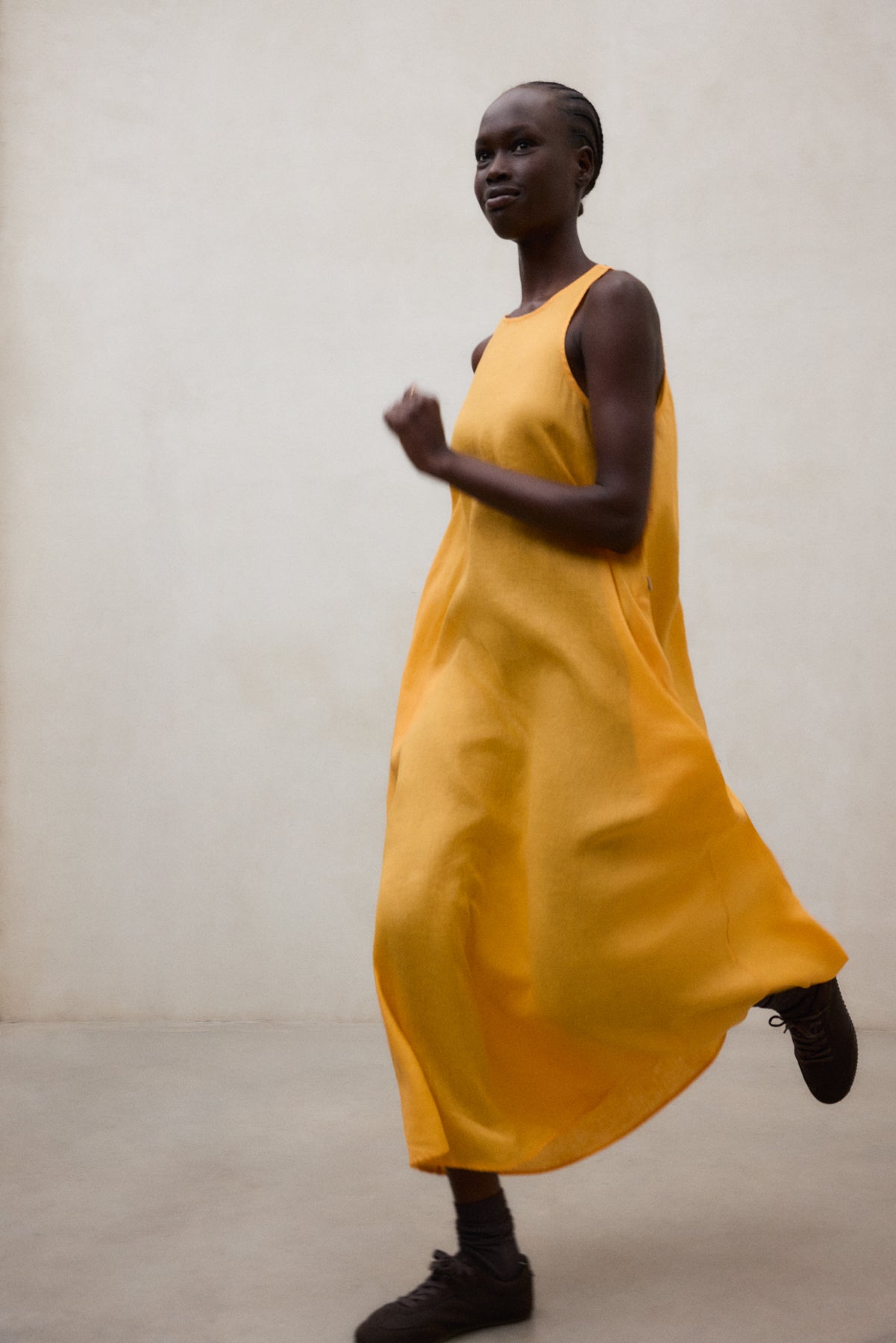 vestido-ukara-naranja-ecoalf image 4