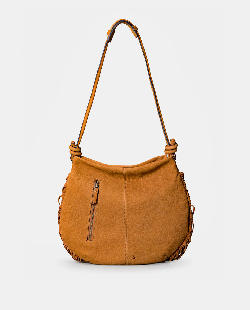 abbacino-bolso-de-hombro-en-piel-con-flecos-cognac image 3